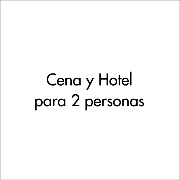 Menú degustación 2 personas, botella de vino a sugerencia del sumiller, habitación estándar y desayuno (con extras)